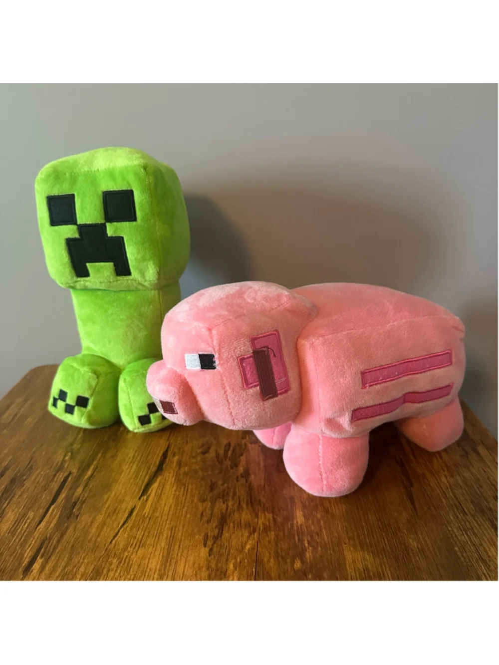 Minecraft Plush Toy Lot 6 Alex Creeper Panda Pig Ocelot Stuffed Animals